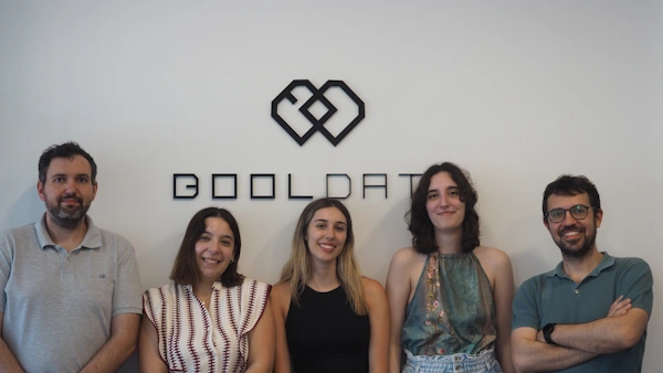 The booldata team gathered at a company event