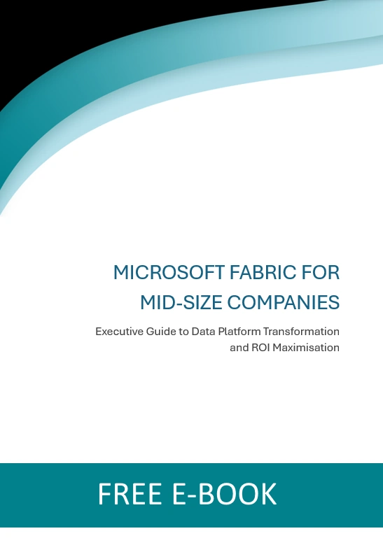 Microsoft Fabric for mid-size companies executive guide cover